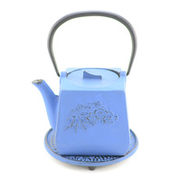 Blue Square Teapot